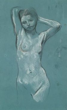 Study of a Young Girl. Creator: John MacAllan Swan