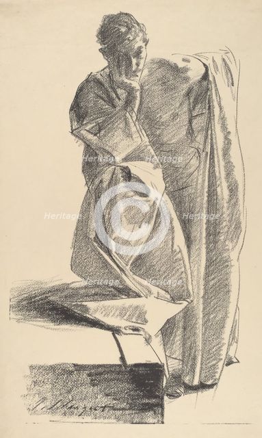 Study of a Young Man. Creator: John Singer Sargent.