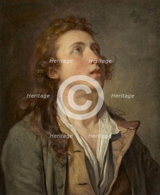 Study Of A Young Man, c1760. Creator: Jean-Baptiste Greuze.