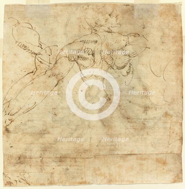 Study of a Back. Creator: Giulio Cesare Procaccini.