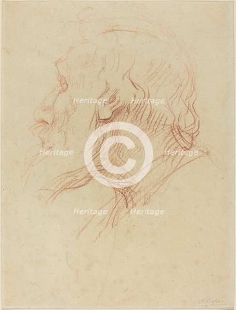 Study of a Beggar. Creator: Alphonse Legros.