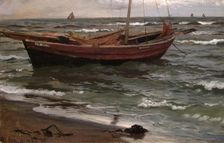 Study of a Boat, 1885. Creator: Hans Gude