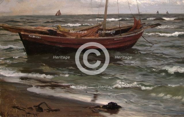Study of a Boat, 1885. Creator: Hans Gude.