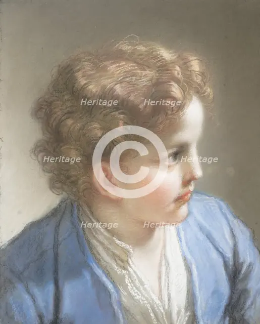 Study of a Boy in a Blue Jacket, 1717. Creator: Benedetto Luti.