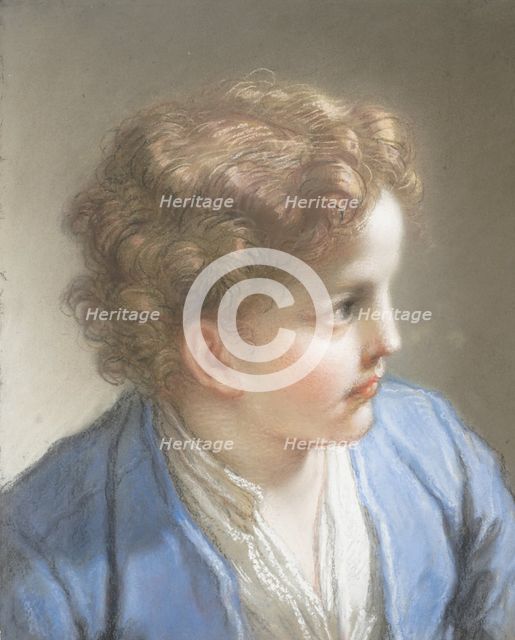 Study of a Boy in a Blue Jacket, 1717. Creator: Benedetto Luti.