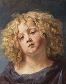 Study of a Boy's Head, c.1644-1645. Creator: Thomas Willeboirts