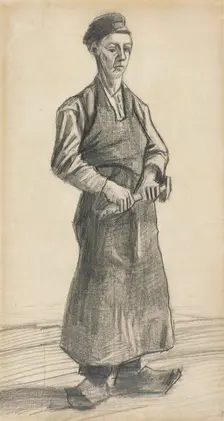 Study of a Blacksmith, 1882. Creator: Vincent van Gogh