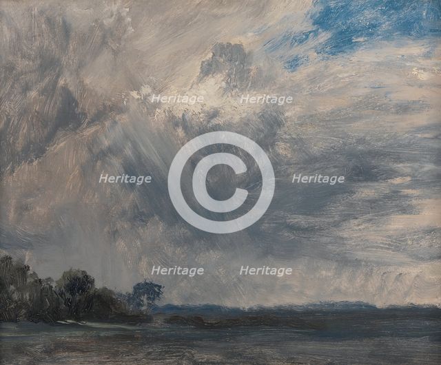 Study of a Cloudy Sky, ca. 1825. Creator: John Constable.