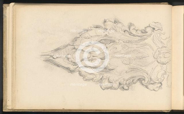 Study of a Decorative Ornament, 1879/1882. Creator: Paul Cezanne.