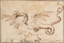 Study of a dragon, 1620s. Creator: Ribera, José, de (1591-1652)