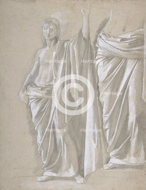 Study of a Draped Figure, 1857-58. Creator: Edgar Degas.