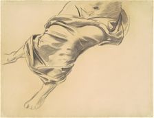 Study of a Draped Figure, 1920-1925. Creator: John Singer Sargent