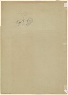 Study of a Farmer [verso], c. 1870-1880. Creator: Enoch Wood Perry