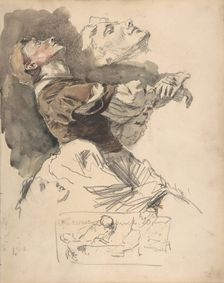 Study of a Female Dancer, late 19th-early 20th century. Creator: Otto Greiner