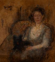 Study of a Female Figure, c1930. Creator: Olga Boznanska