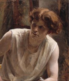 Study of a Female Model;, 1879-1882. Creator: Bertha Wegmann