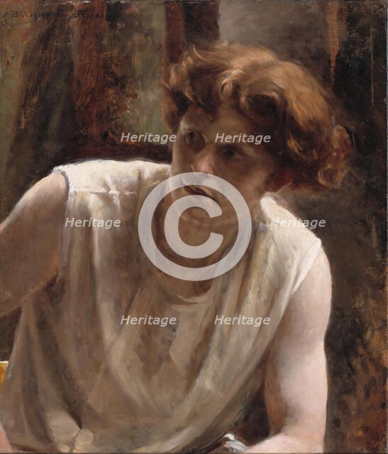 Study of a Female Model;, 1879-1882. Creator: Bertha Wegmann.