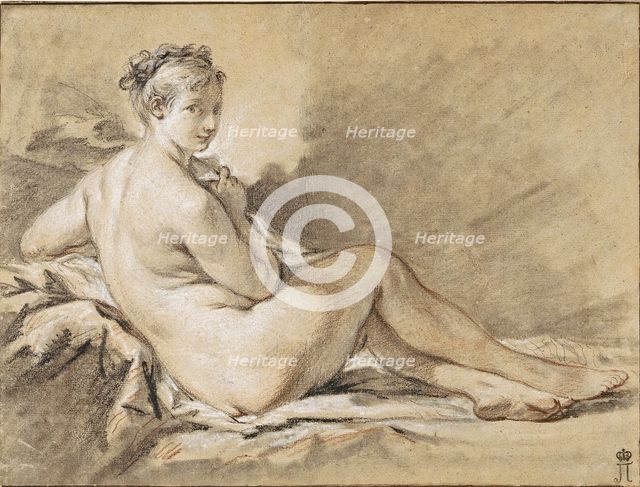Study of a Female Nude, 1740.