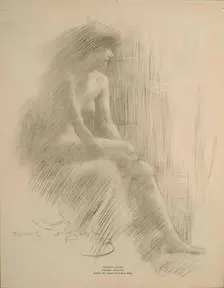 Study of a Figure, 1893. Creator: Robert Brough