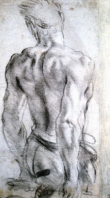 Study of a Figure c1560-1609. Artist: Lodovico Carracci