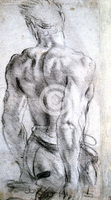 'Study of a Figure', c1560-1609. Artist: Lodovico Carracci