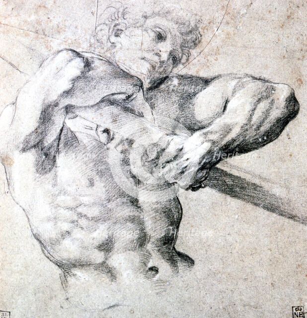 'Study of a Figure', c1575-1619. Artist: Lodovico Carracci