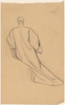 Study of a Figure from Behind, 1890/1897. Creator: Charles Sprague Pearce