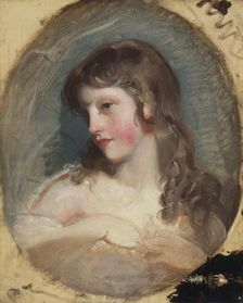 Study of a girl, c1800. Creator: Thomas Lawrence