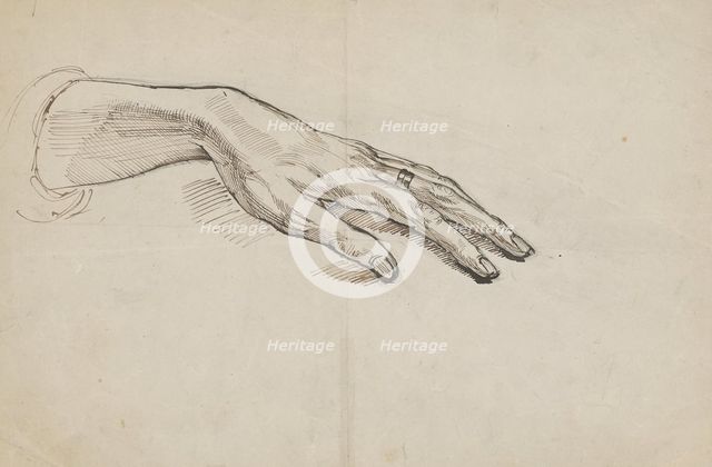 Study of a hand, 1880/1890. Creator: Ladislav Mednyanszky.