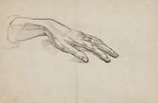Study of a hand, 1880/1890. Creator: Ladislav Mednyanszky
