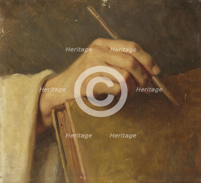 Study of a Hand. Creator: Amalia Lindegren.