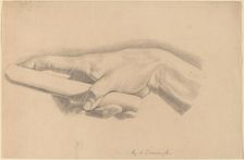 Study of a Hand. Creator: Horatio Greenough