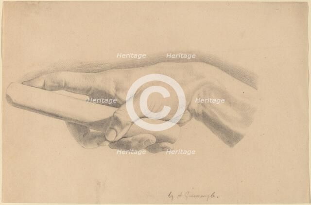 Study of a Hand. Creator: Horatio Greenough.