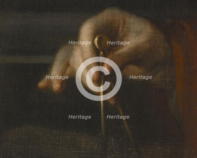 Study of a Hand, early-mid 18th century. Creator: Georg Engelhard Schroder.