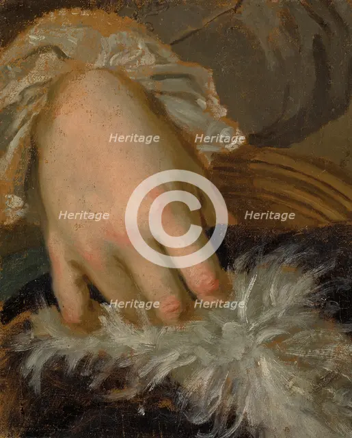 Study of a Hand, late 18th-early 19th century. Creator: Lorens Pasch the Younger.