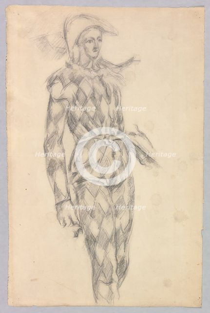Study of a Harlequin, c. 1888. Creator: Paul Cezanne.