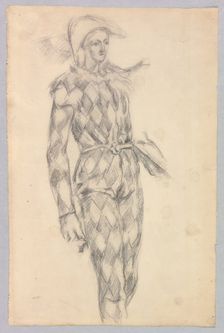 Study of a Harlequin, c. 1888. Creator: Paul Cezanne