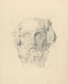 Study of a Head, 1871. Creator: Vojtech Klimkovic