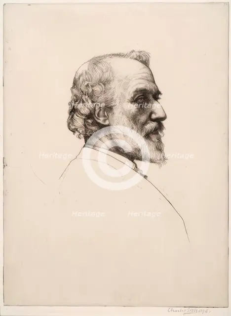 Study of a Head. Creator: Charles Holroyd.