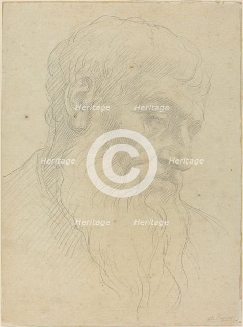 Study of a Head. Creator: Alphonse Legros.