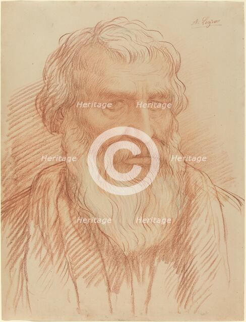 Study of a Head. Creator: Alphonse Legros.