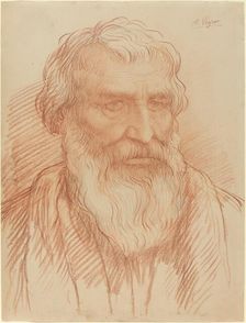 Study of a Head. Creator: Alphonse Legros