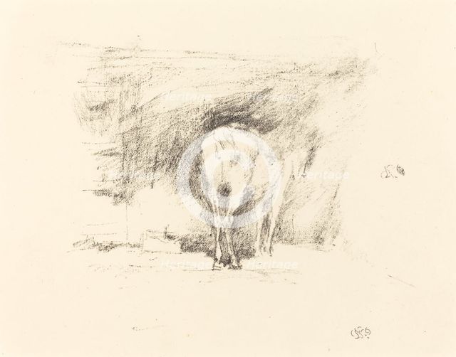 Study of a Horse, 1895. Creator: James Abbott McNeill Whistler.
