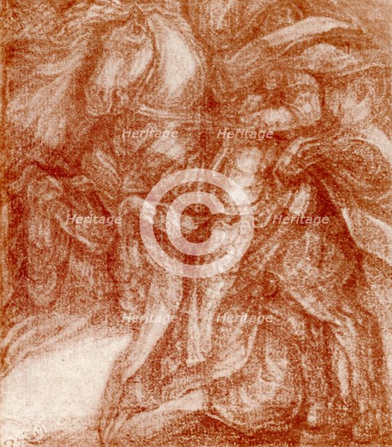 'Study of a Knight, by Leonardo De Vinci, 1913. Artist: Leonardo da Vinci