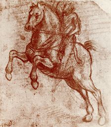 Study of a Knight, by Leonardo De Vinci, 1913. Artist: Leonardo da Vinci