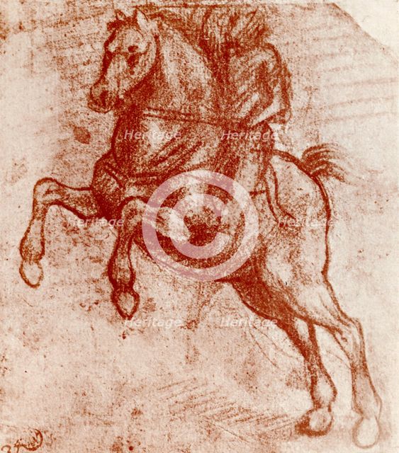 Study of a Knight, by Leonardo De Vinci, 1913. Artist: Leonardo da Vinci
