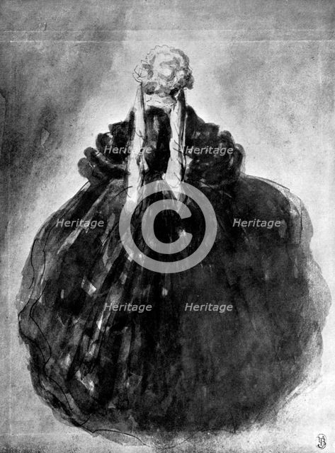 'Study of a Lady', 19th century, (1930).Artist: Constantin Guys