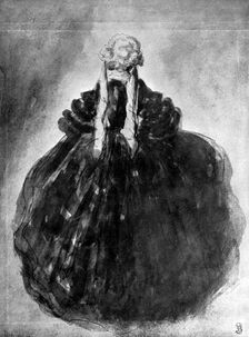Study of a Lady 19th century, (1930).Artist: Constantin Guys