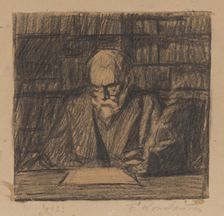 Study of a man, 1909-1914. Creator: Frida Konstantin