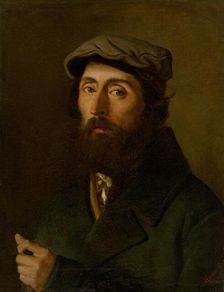 Study of a Man from Ghetto, 1884. Creator: Leopold Horovitz